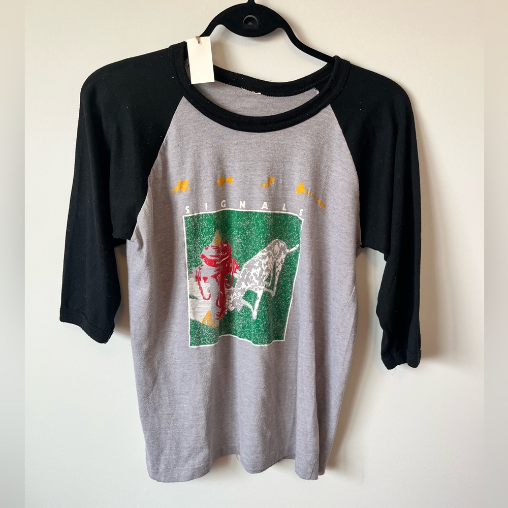 1982 RUSH New World Tour Raglan